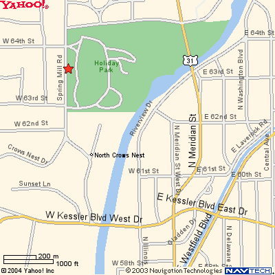 Map to Hollidy Park